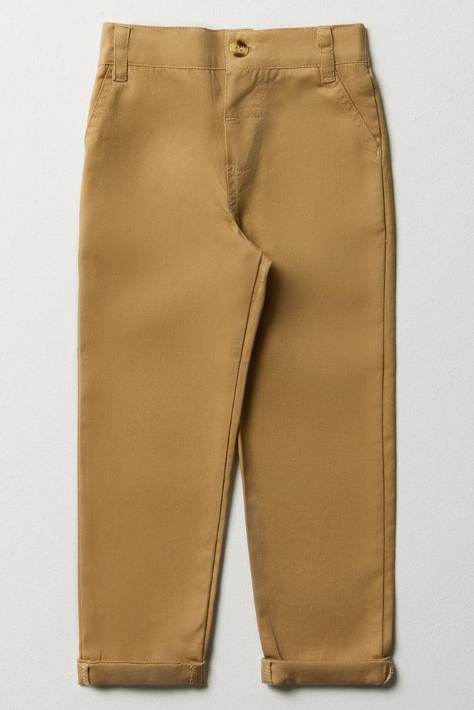 Slim Fit Chino Pants Natural